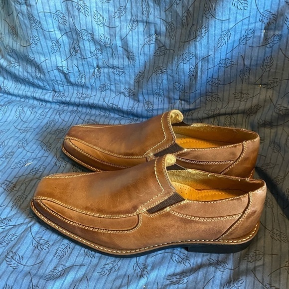 SANDRO BERWYN TAN LEATHER VENETIAN LOAFER Mens 9 main image 6